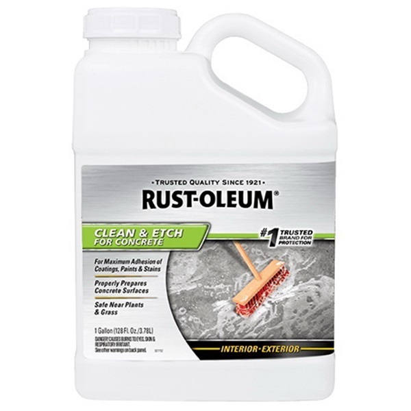 Rust-Oleum Concrete Cleaner, Liquid, Ammonia Like, 1 gal 301242